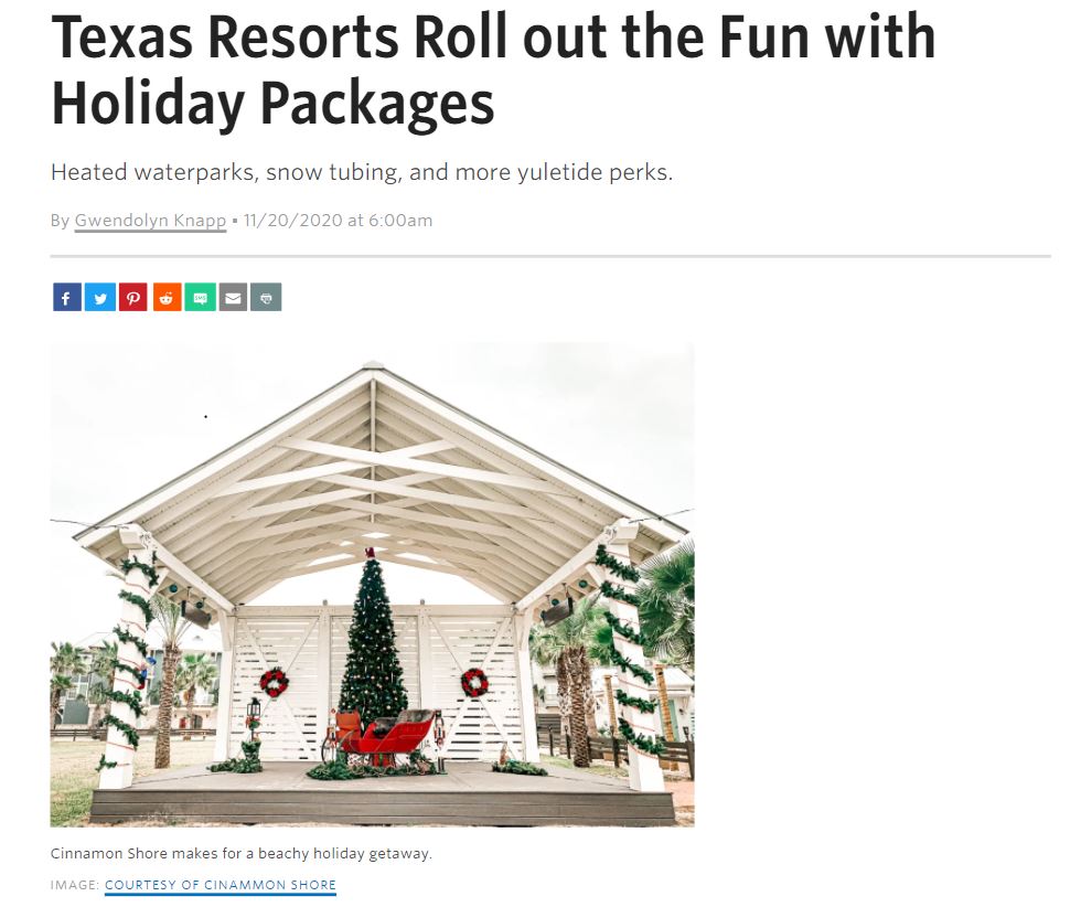 Houstonia holiday coverage